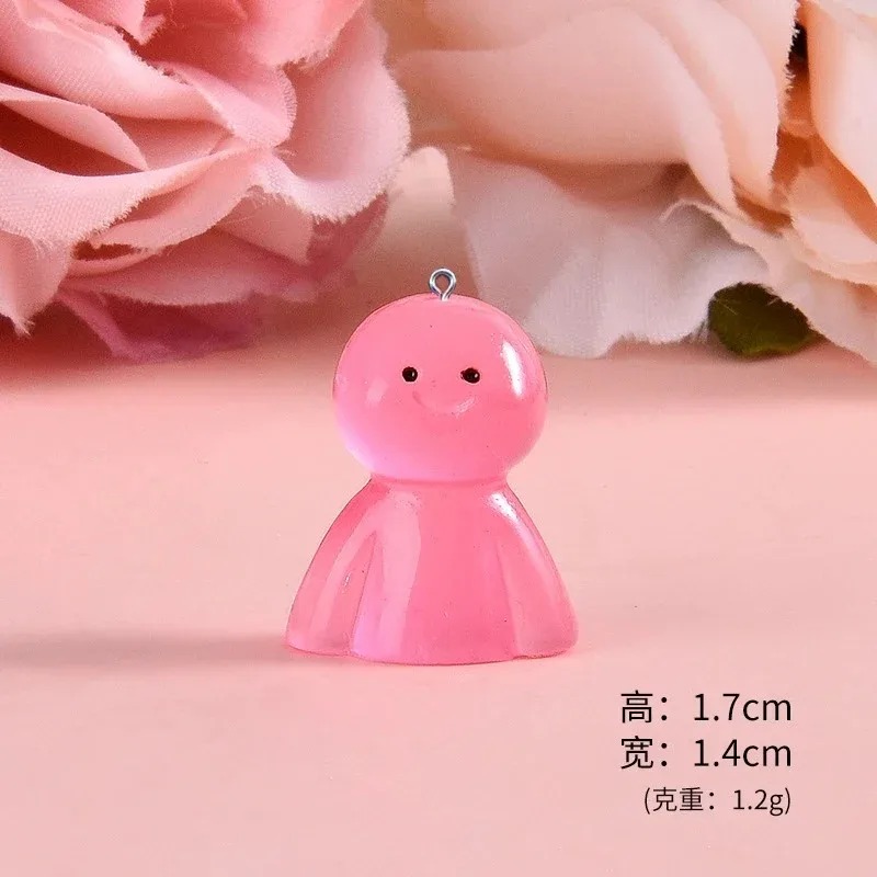 10Pcs Glow In Dark Cartoon Dol - Resin Crafts Diy recensie en prijs