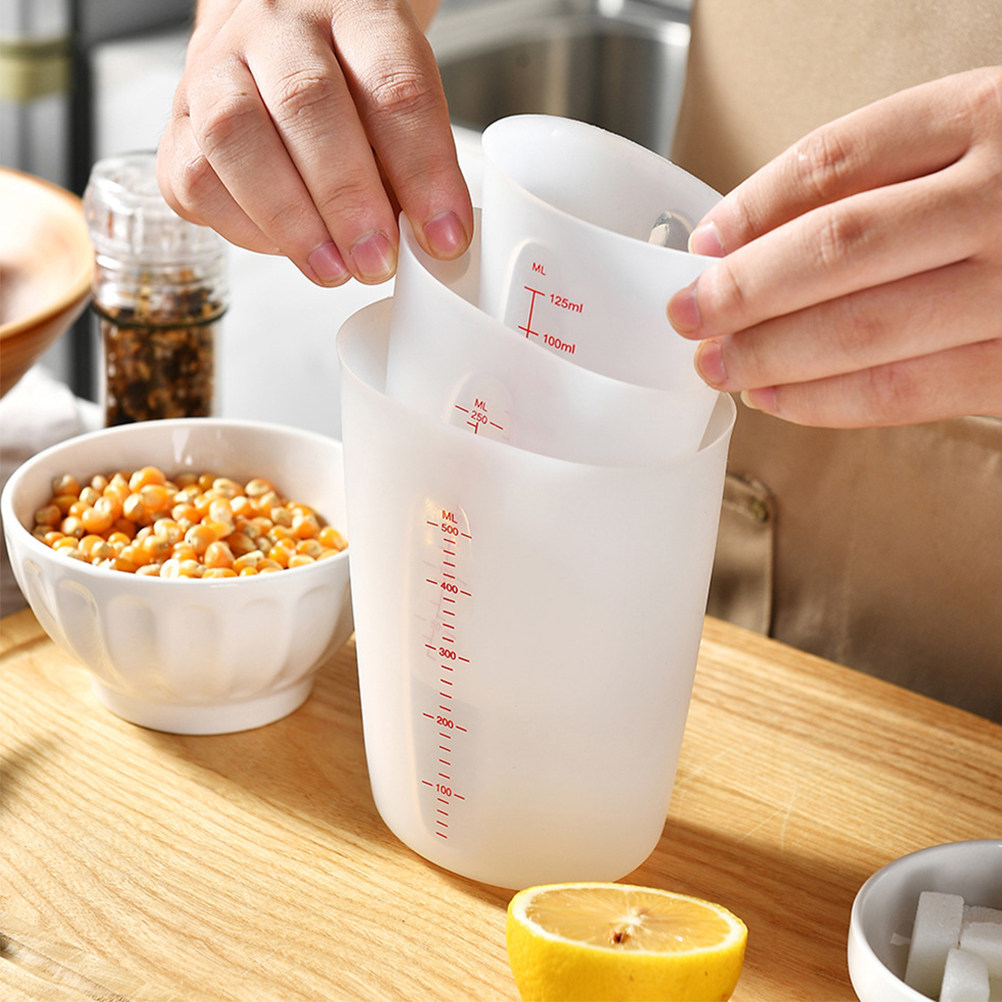 3Pcs Silicone Measuring Cups S - Mixing Cup Silicone recensie en prijs