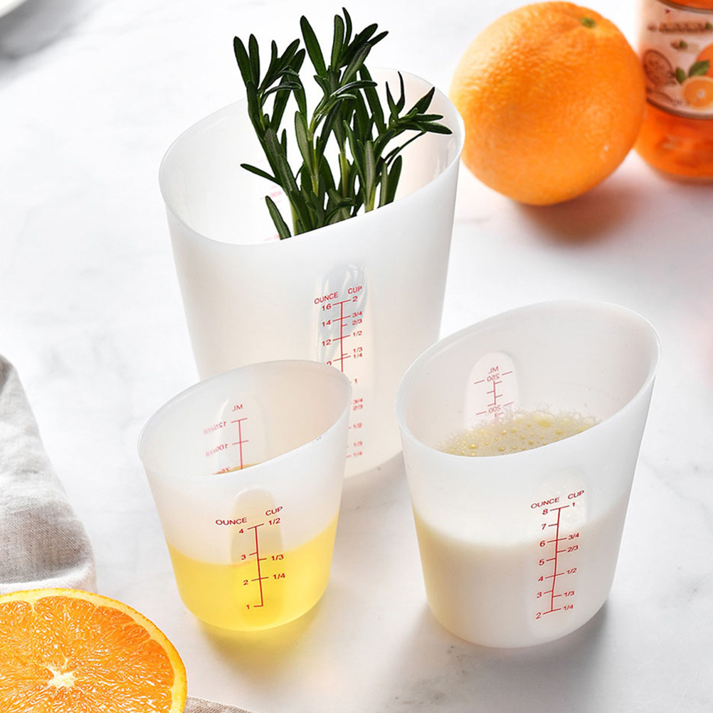 3Pcs Silicone Measuring Cups S - Mixing Cup Silicone recensie en prijs