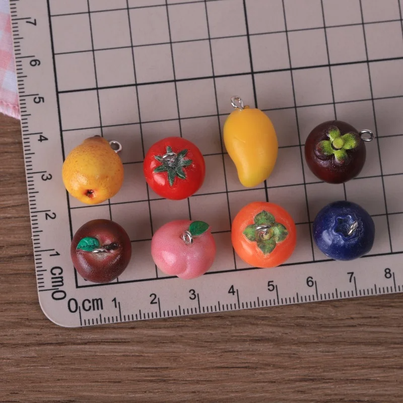 10Pcs Cute Mini Fruit Resin Ch - Resin Crafts Diy recensie en prijs