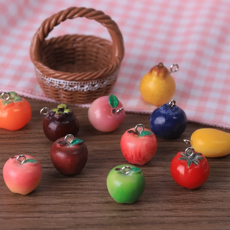 10Pcs Cute Mini Fruit Resin Ch - Resin Crafts Diy recensie en prijs