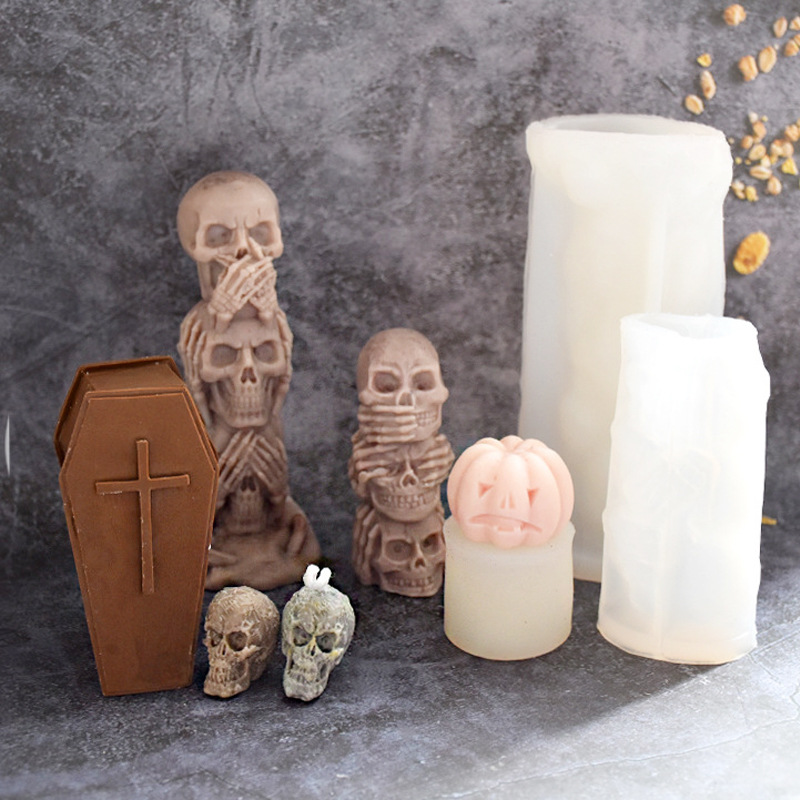 New Design 3D Skull Pumpkin Si - Resin Craft Ideas recensie en prijs