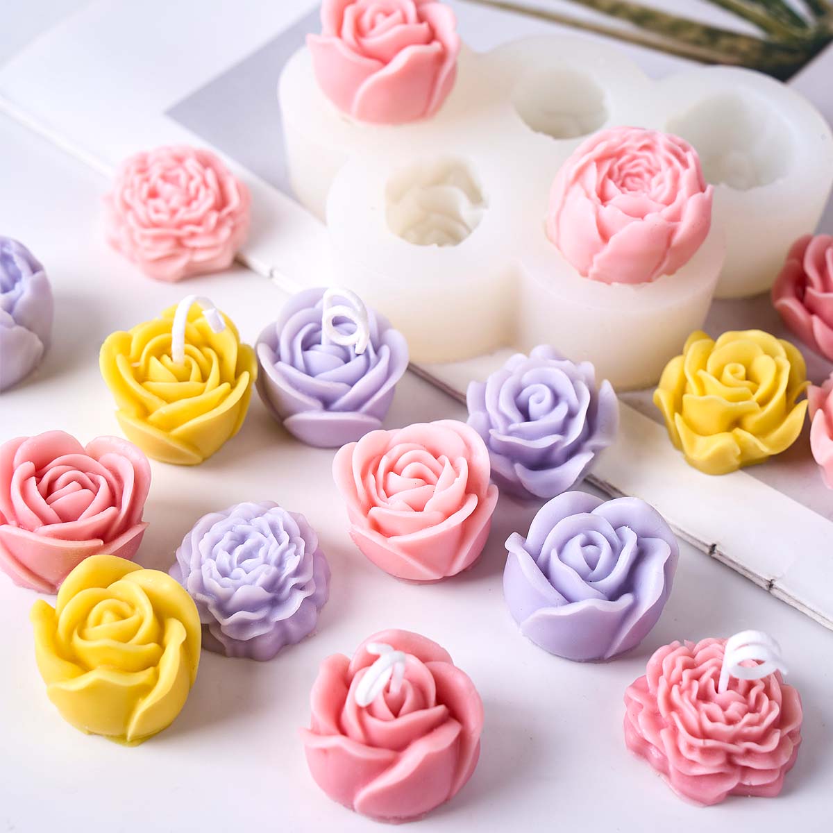 3D Rose Flower Silicone Candle - Resin Craft Ideas recensie en prijs