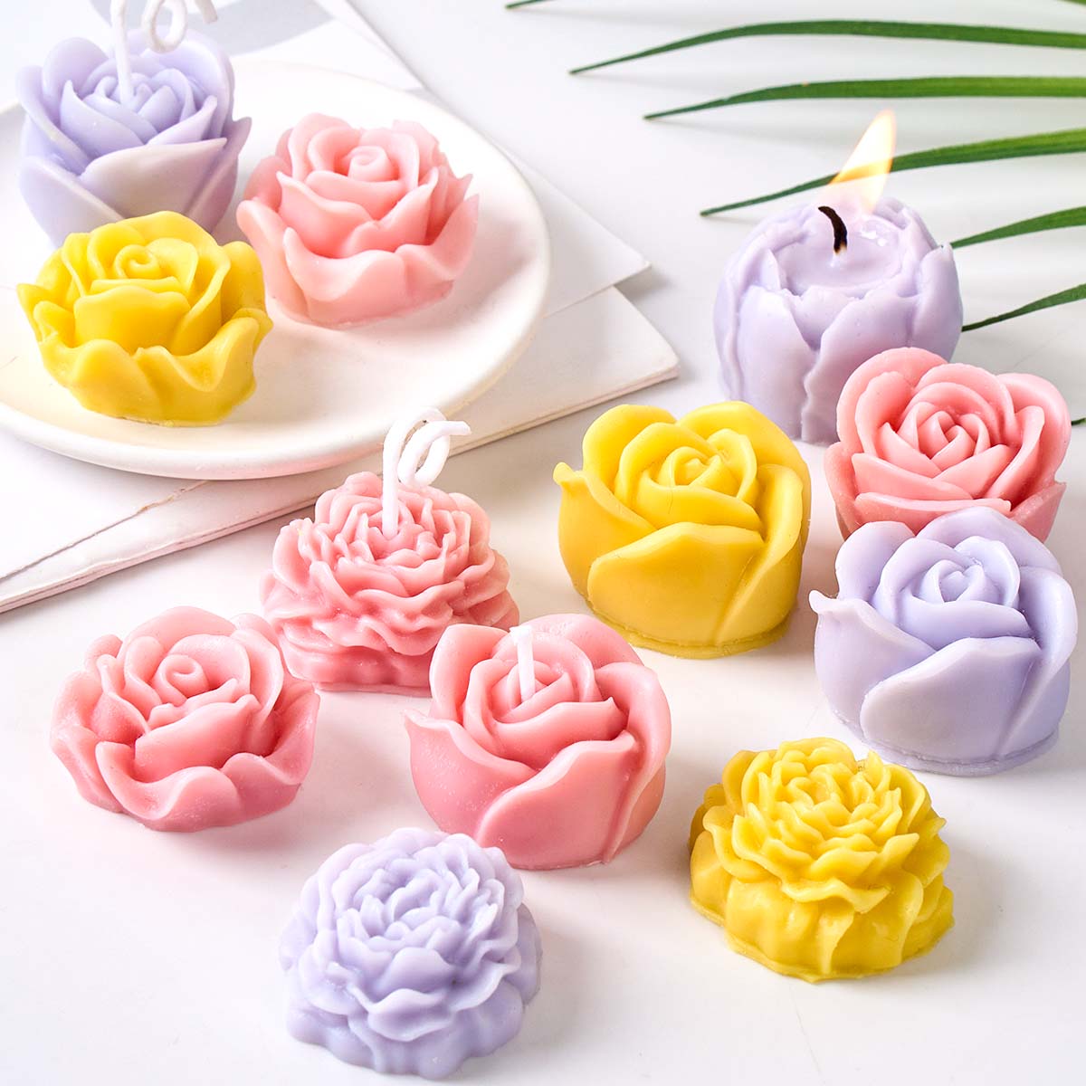 3D Rose Flower Silicone Candle - Resin Craft Ideas recensie en prijs