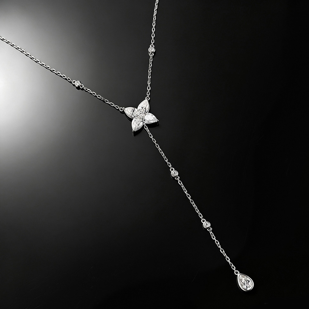 Pear/Round Bezel Set Moissanit - Bezels Set Pendant recensie en prijs