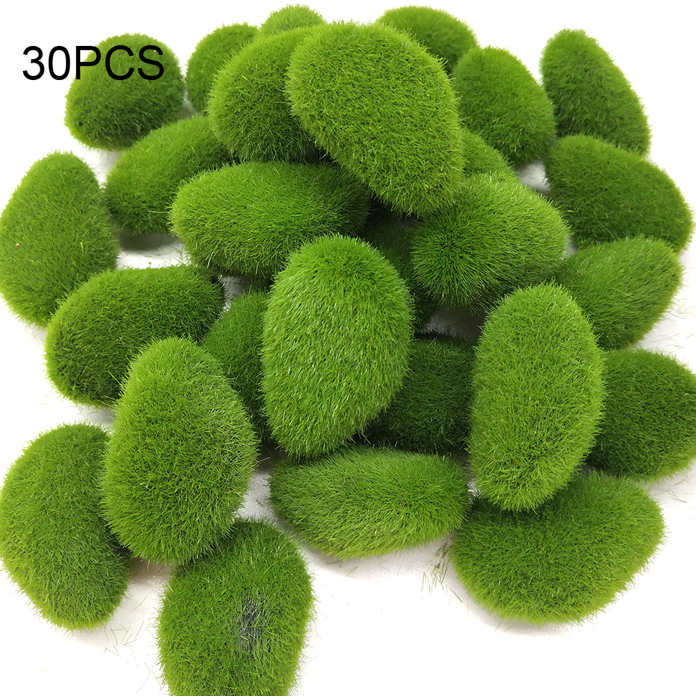 30pcs Green Artificial Moss Ro - Terrarium Moss Art recensie en prijs