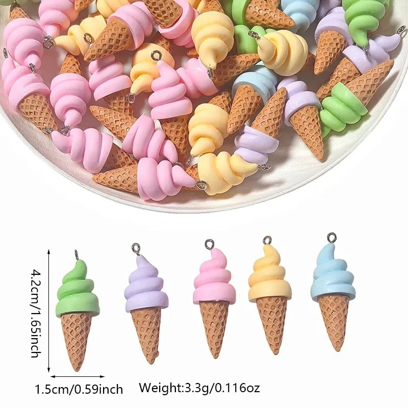10Pcs Summer Fruit Ice Cream R - Resin Crafts Diy recensie en prijs