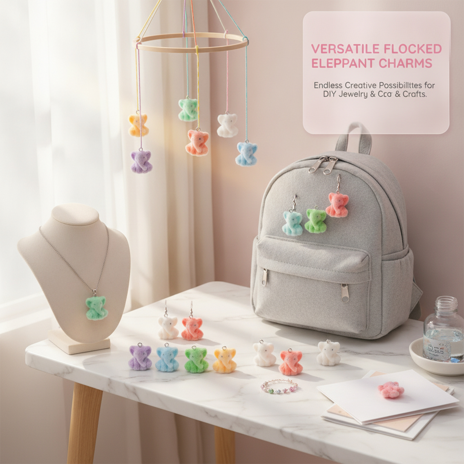 2/10pcs Resin Flocking Cute Li - Resin Craft Projects recensie en prijs