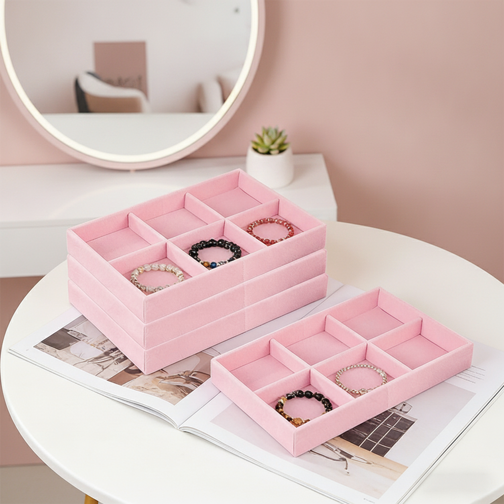 Hot Jewelry Organizer Velvet J - Wood Ring Blank recensie en prijs