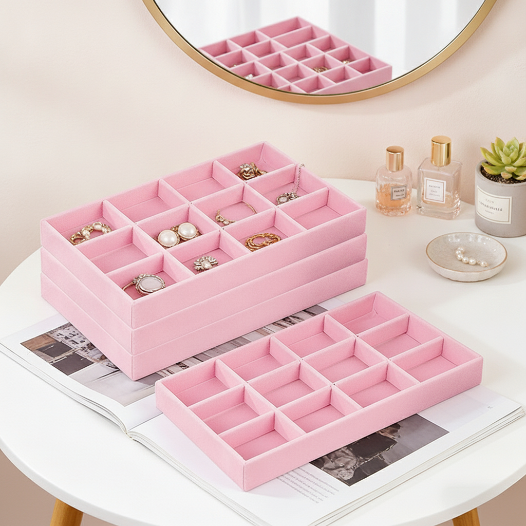 Hot Jewelry Organizer Velvet J - Wood Ring Blank recensie en prijs