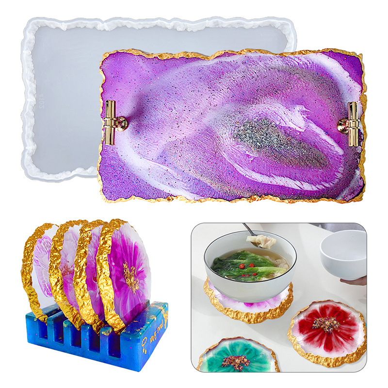 DM413 Drusy Coaster Resin Mold - Geode Mold Silicone recensie en prijs