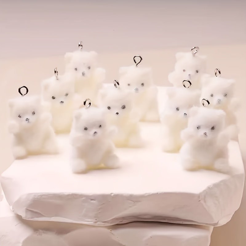 6Pcs Polar Bear Resin Charms C - Resin Crafts Diy recensie en prijs