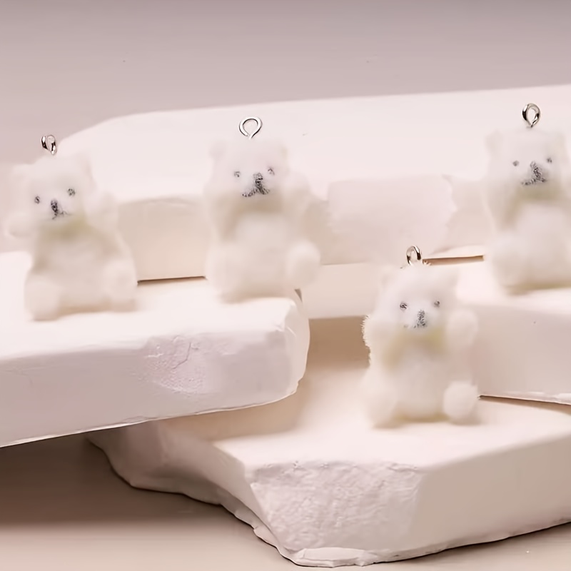 6Pcs Polar Bear Resin Charms C - Resin Crafts Diy recensie en prijs
