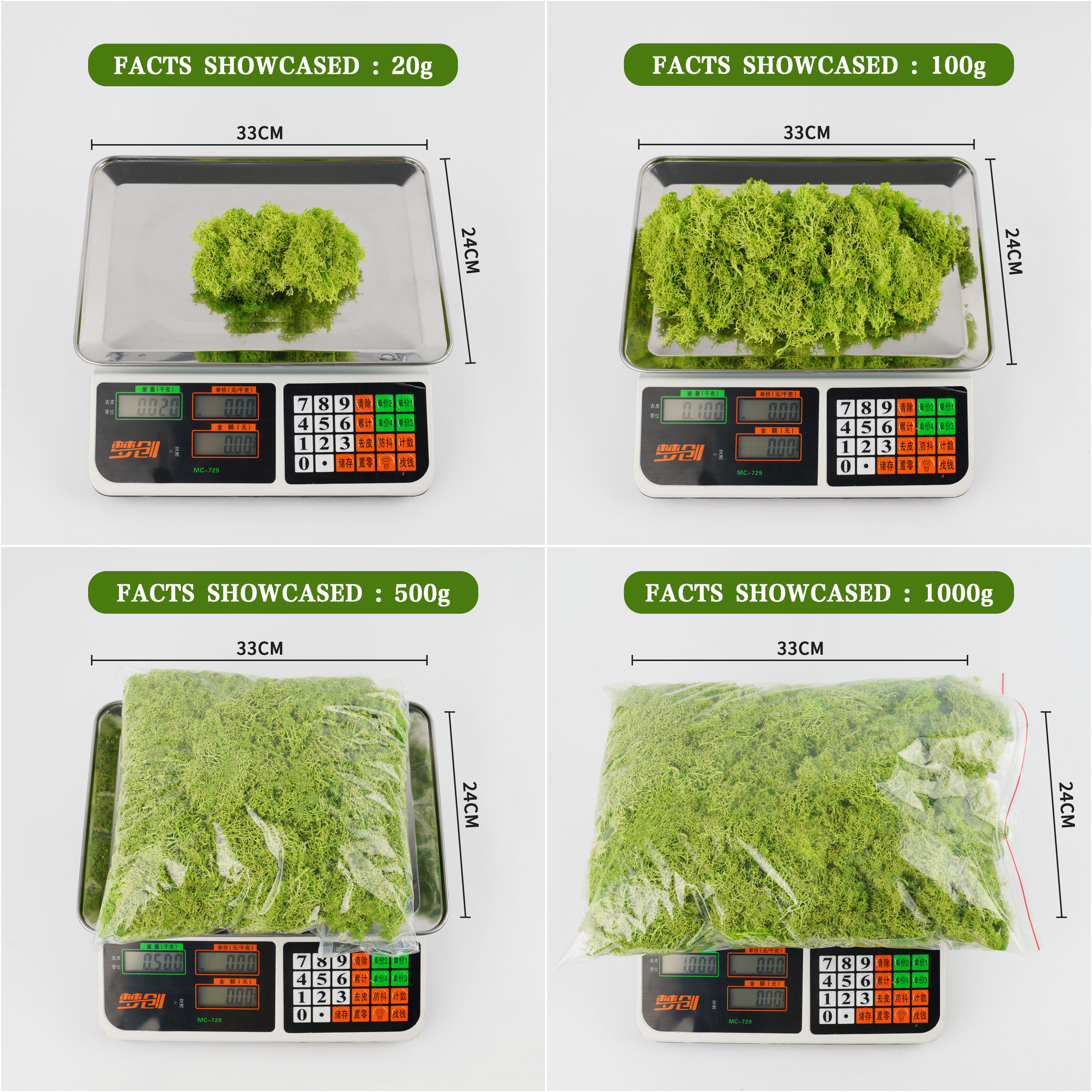 100/200/500g Eternal Life Moss - Terrarium Moss Art recensie en prijs