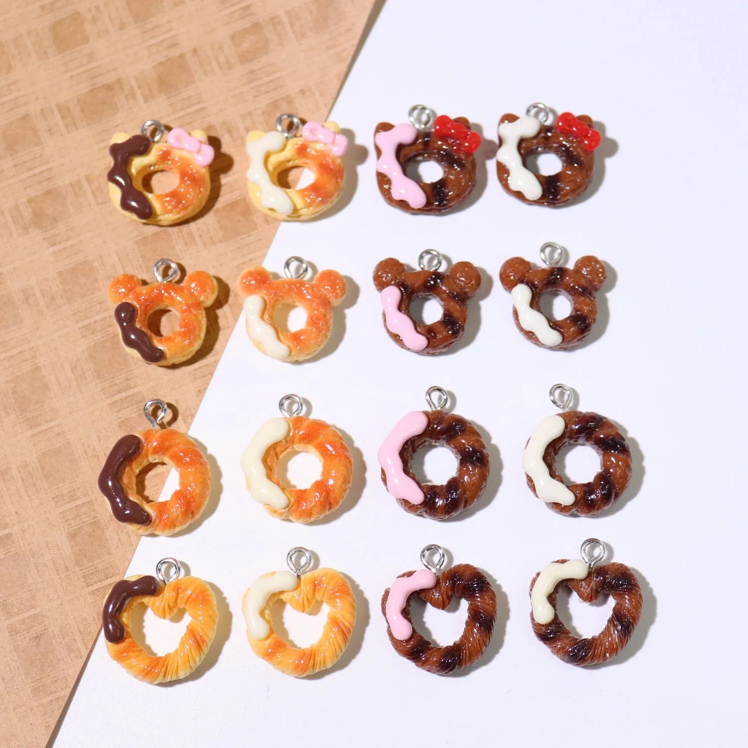 10Pcs Lovely Heart Food Toy Re - Resin Crafts Diy recensie en prijs