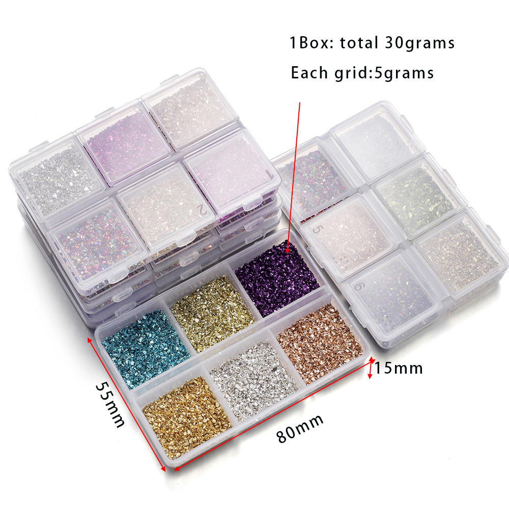 30g Broken Glass Stones Epoxy  - Resin Jewelry Kit recensie en prijs