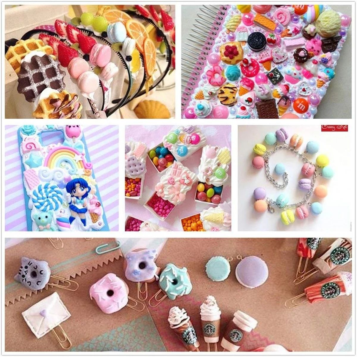 30pcs Random Candy Slime Charm - Resin Crafts Diy recensie en prijs