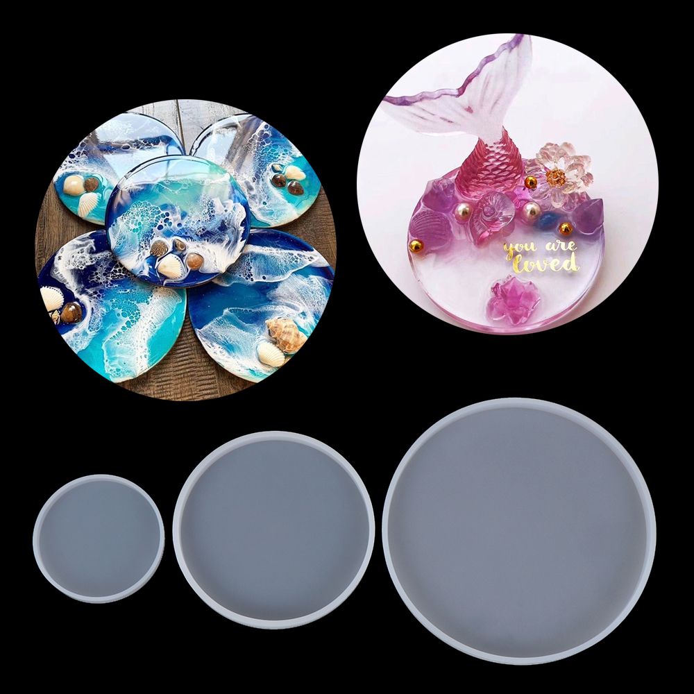 DIY Craft Silicone Fluid Arts  - Coaster Mold Round recensie en prijs