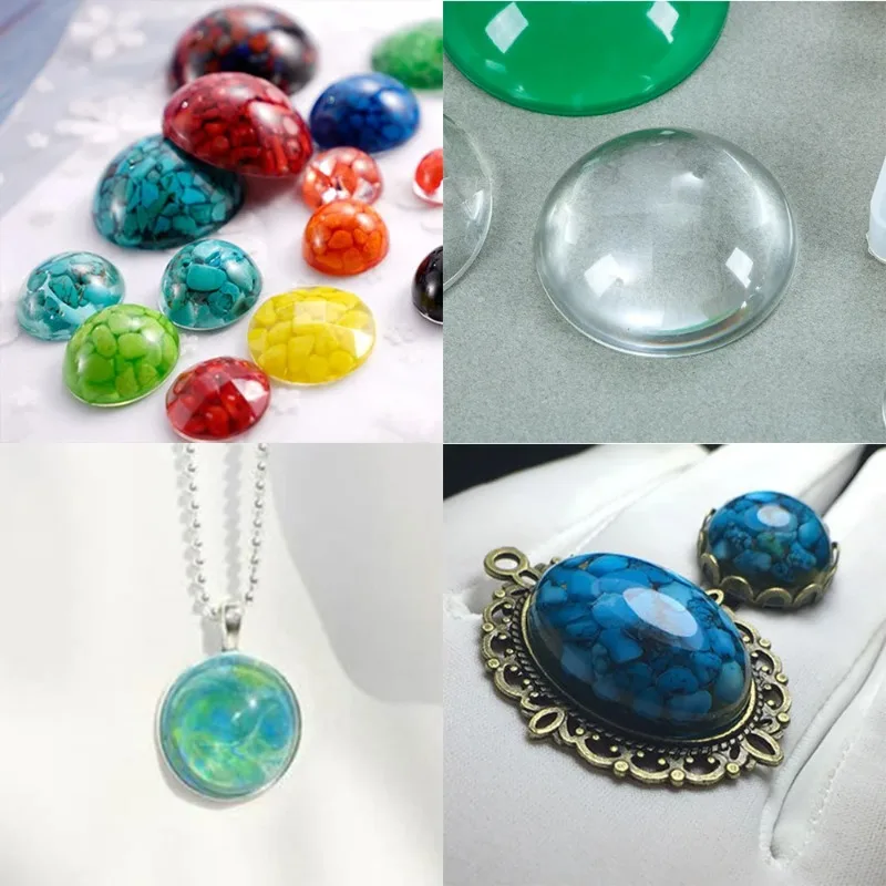1pcs Silicone Mold half ball O - Resin Jewelry Kit recensie en prijs