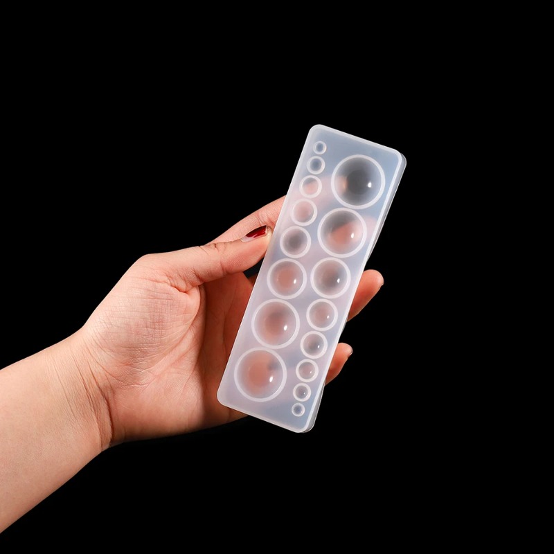 1pcs Silicone Mold half ball O - Resin Jewelry Kit recensie en prijs