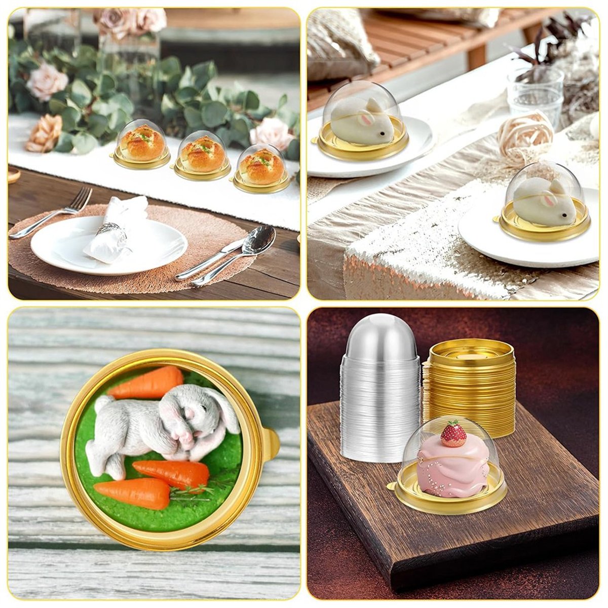 New Charcuterie Domes with Lid - Dome Mold Clear recensie en prijs