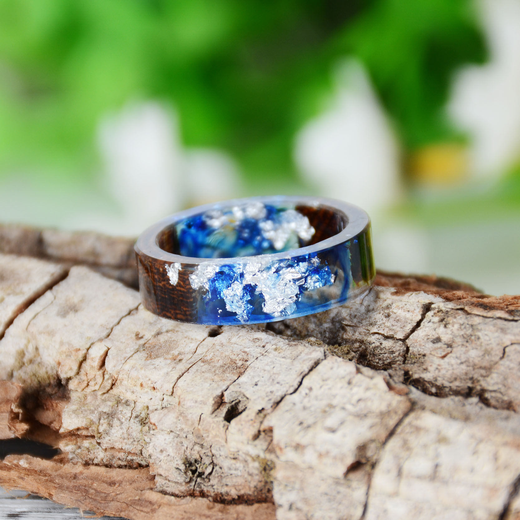 Creative Wooden Resin Ring for - Dried Flower Bulk recensie en prijs