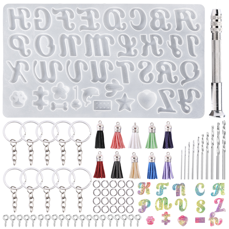 Alphabet Keychain Molds Alphab - Resin Jewelry Kit recensie en prijs
