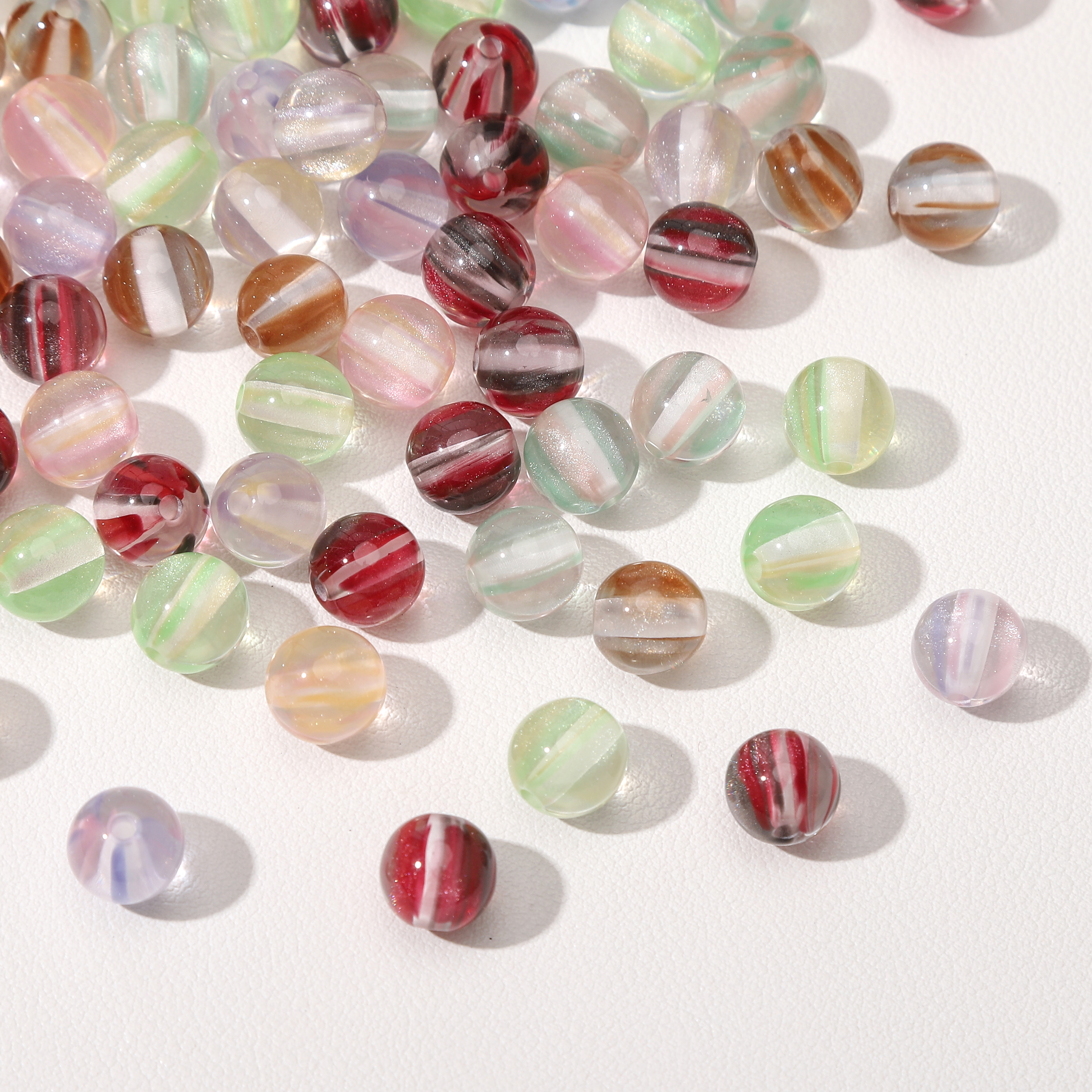 8mm 100Pcs Colorful Round Resi - Resin Craft Material recensie en prijs