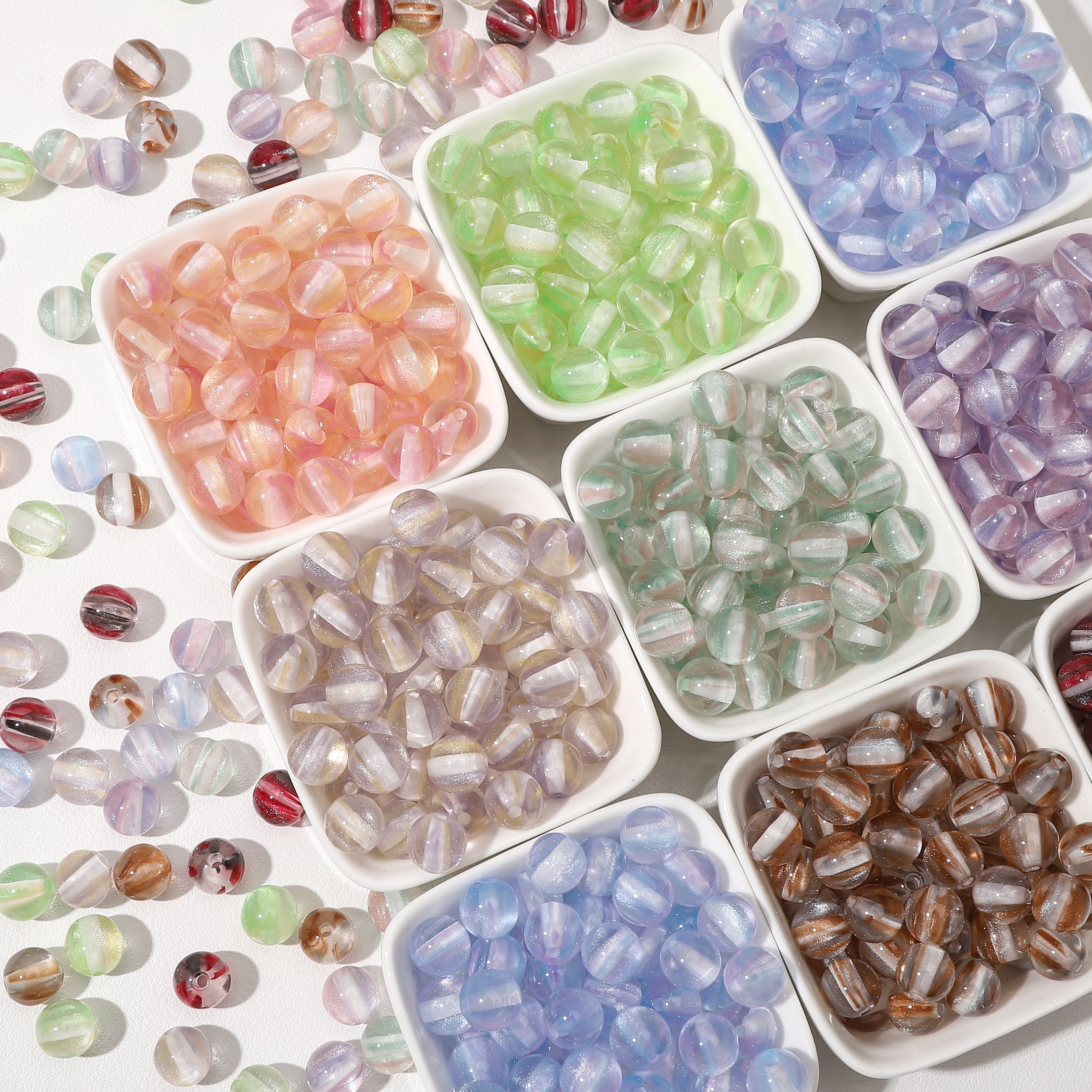 8mm 100Pcs Colorful Round Resi - Resin Craft Material recensie en prijs