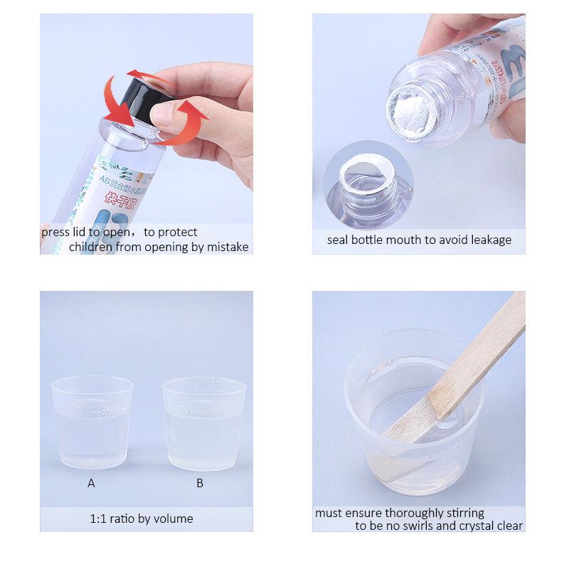 1:1 Clear Epoxy Resin Crystal  - Epoxy Uv Resin Kit recensie en prijs