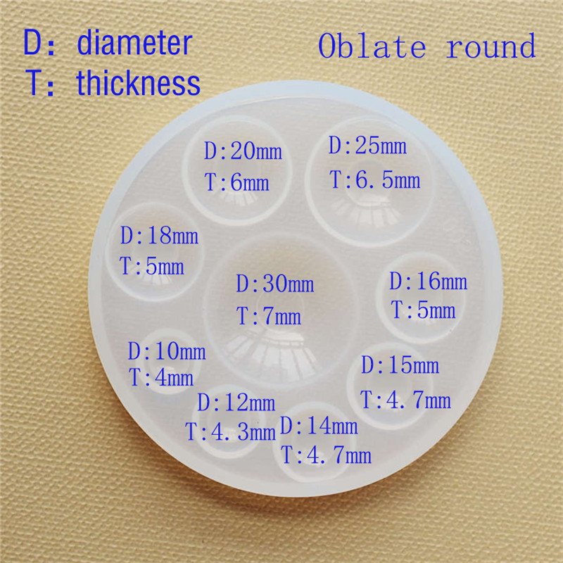 Silicone Mold half ball Oblate - Resin Ocean Wave Mold recensie en prijs