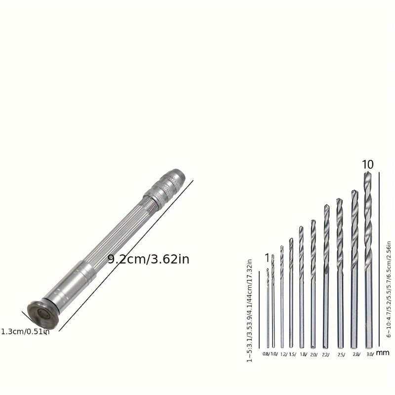 Metal Hand Drill Tool Kit with - Epoxy Uv Resin Kit recensie en prijs