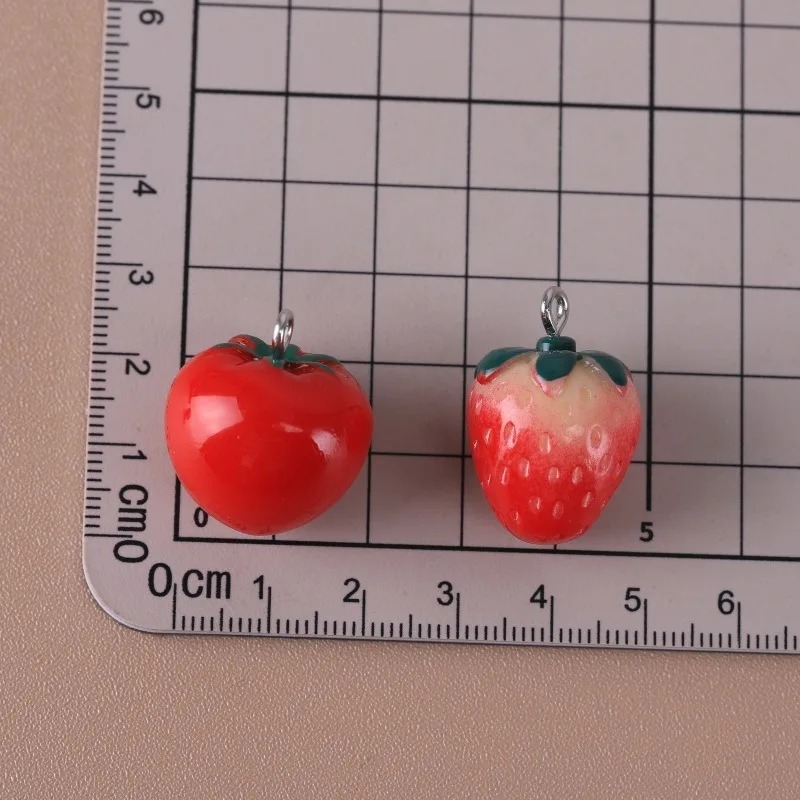 10 Pieces Realistic 3D Strawbe - Resin Crafts Diy recensie en prijs