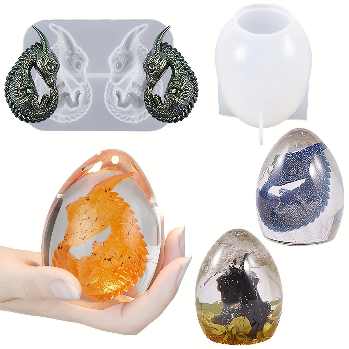 Silicone Dragon Egg Molds, 2-P - Resin Craft Ideas recensie en prijs