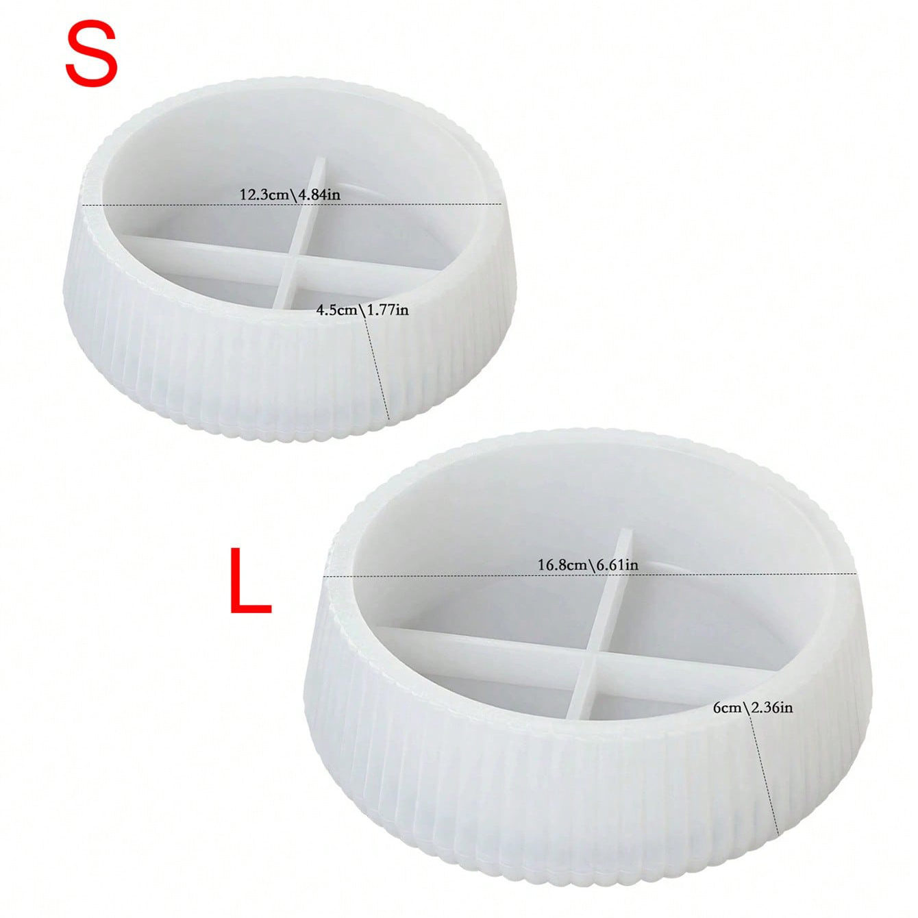 1pc Oversized Round Striped St - Serving Tray Mold recensie en prijs