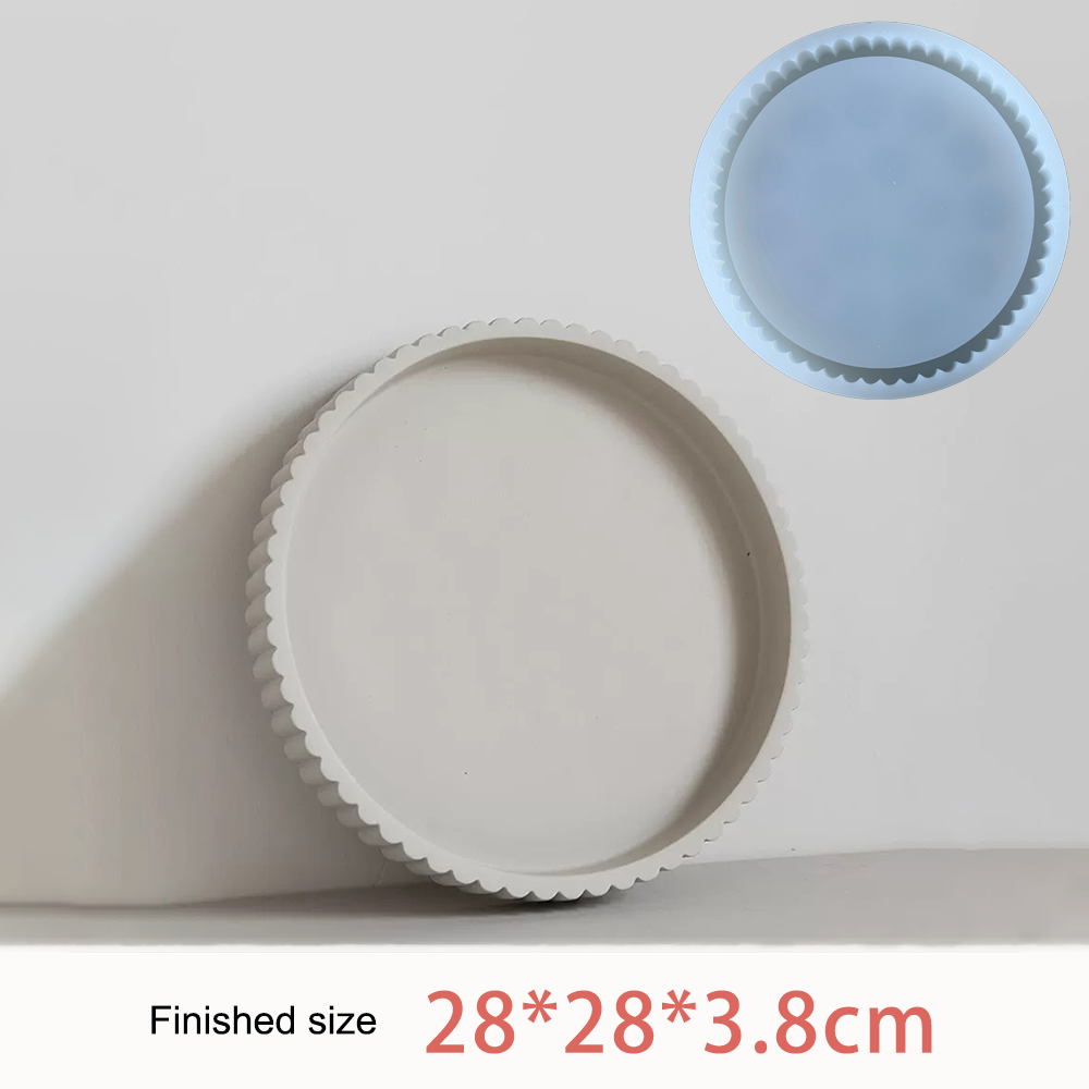 Round Decorative Concrete Tray - Coaster Mold Round recensie en prijs