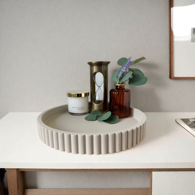 Round Decorative Concrete Tray - Coaster Mold Round recensie en prijs