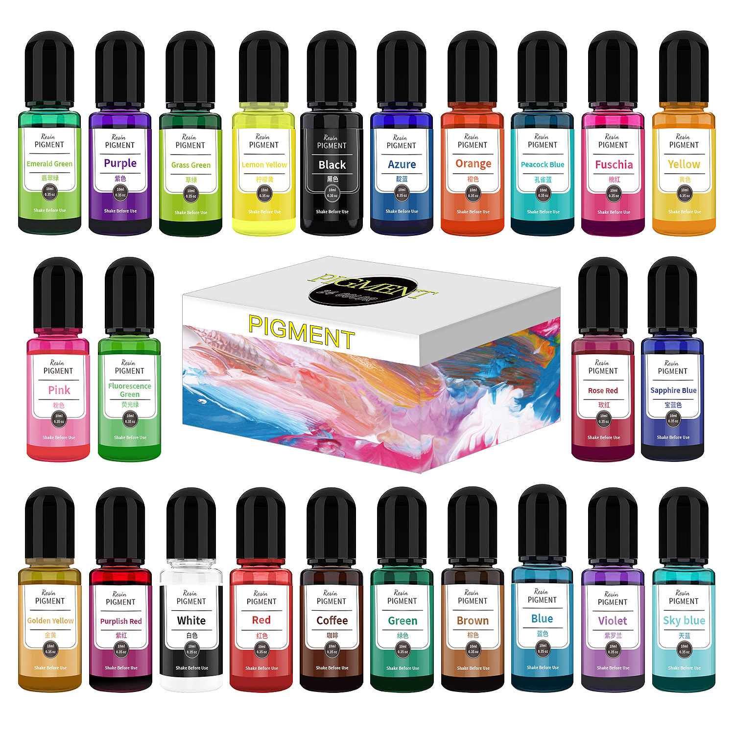 24/30 Colors Set 10ml Epoxy Re - Resin Dye Alcohol recensie en prijs