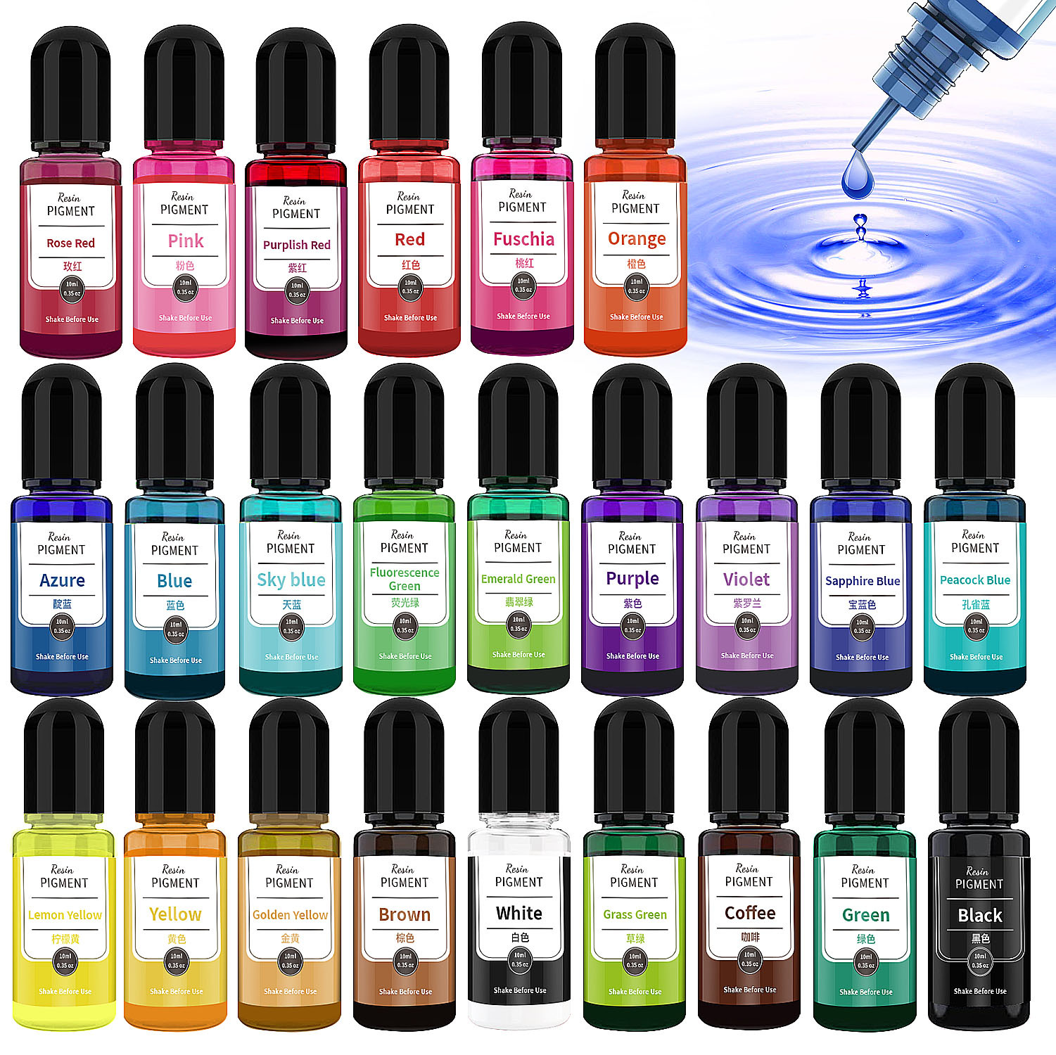 24/30 Colors Set 10ml Epoxy Re - Resin Dye Alcohol recensie en prijs