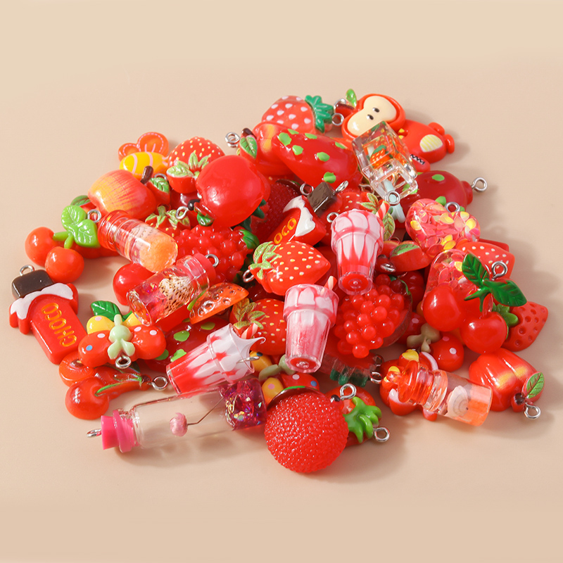 Mixed 10pcs Resin Colorful Hea - Flower Preservation Resin recensie en prijs