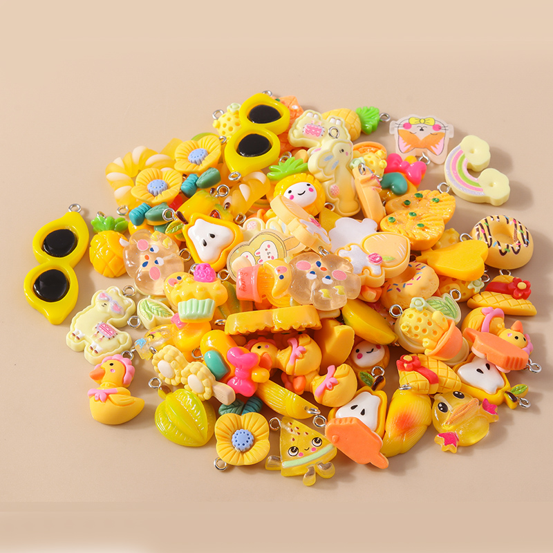 Mixed 10pcs Resin Colorful Hea - Flower Preservation Resin recensie en prijs