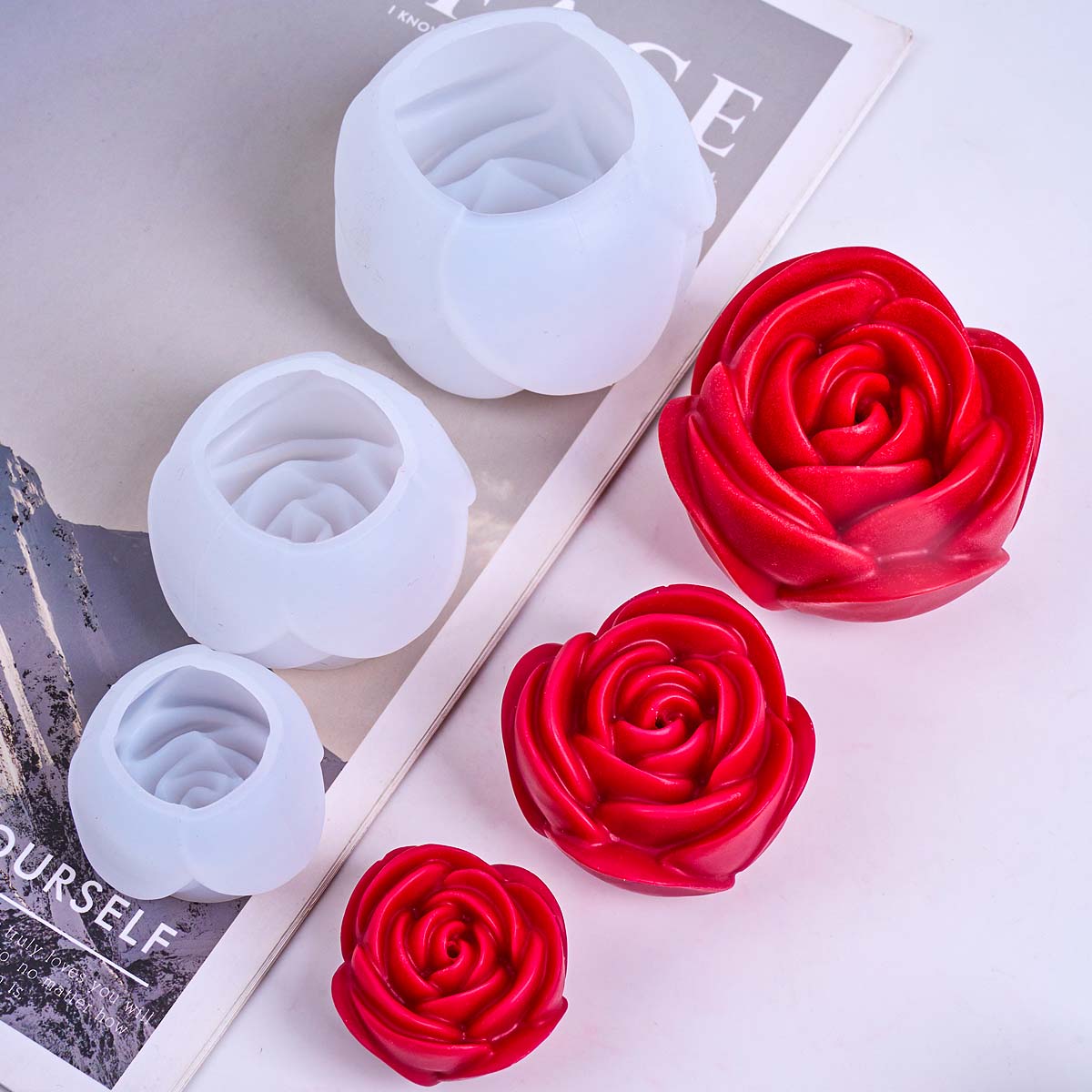 3D Flower Shape Silicone Candl - Resin Craft Ideas recensie en prijs