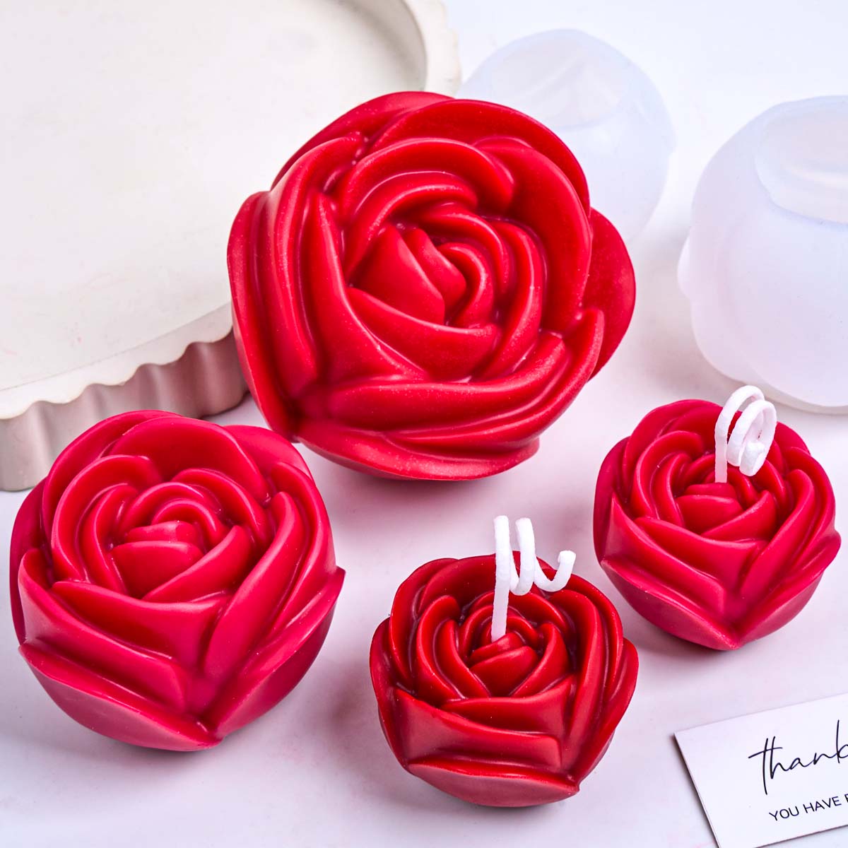 3D Flower Shape Silicone Candl - Resin Craft Ideas recensie en prijs