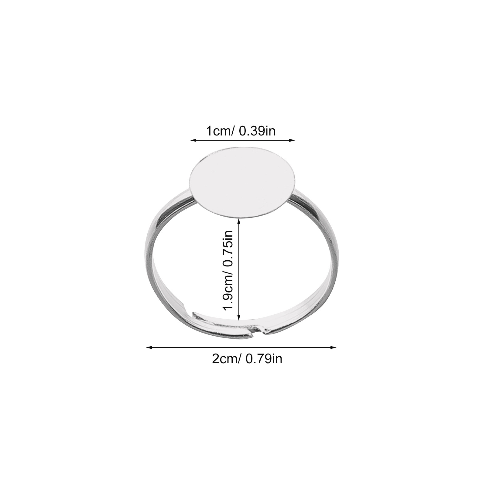 20Pcs Adjustable Blank Ring Fi - Crafting Resin recensie en prijs