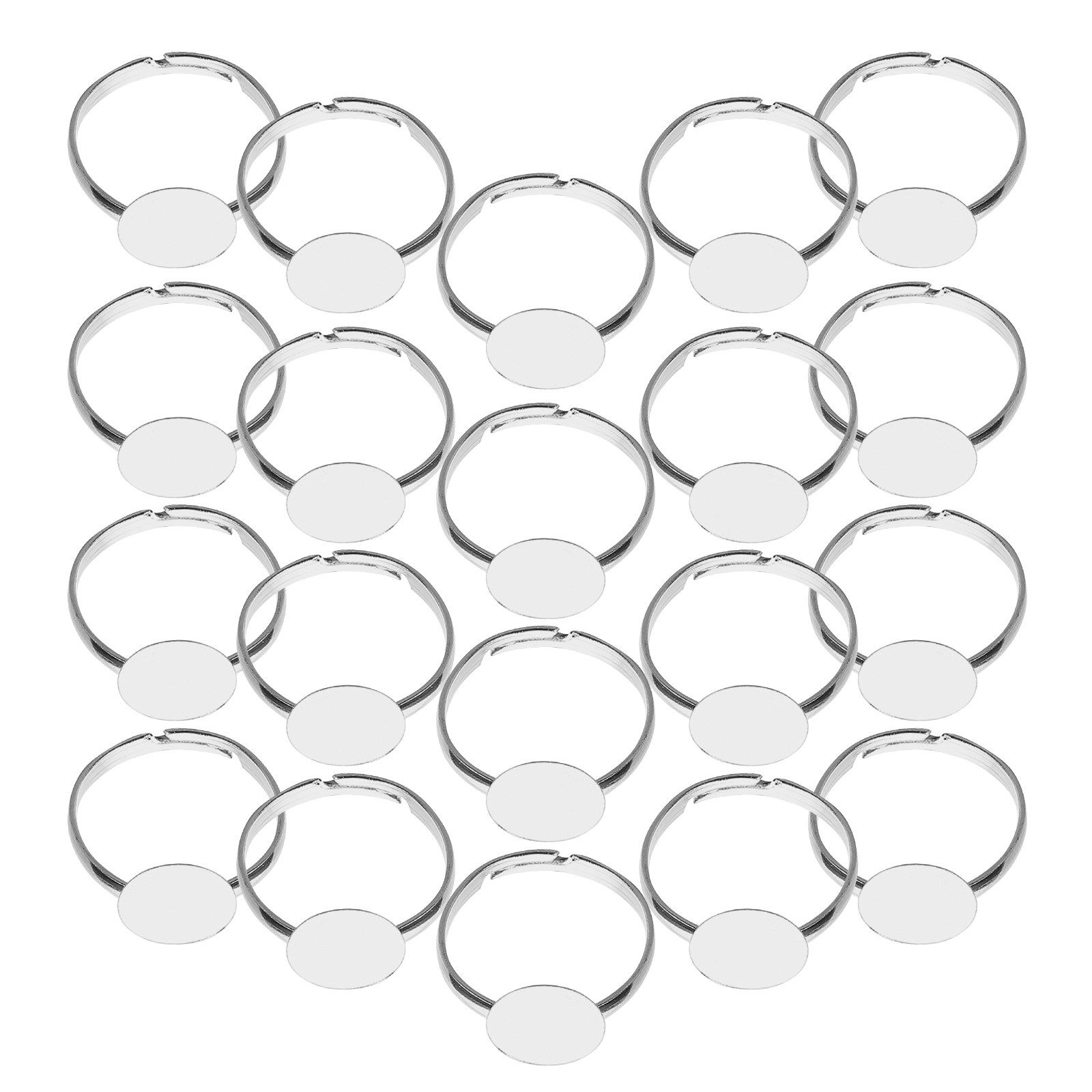 20Pcs Adjustable Blank Ring Fi - Crafting Resin recensie en prijs