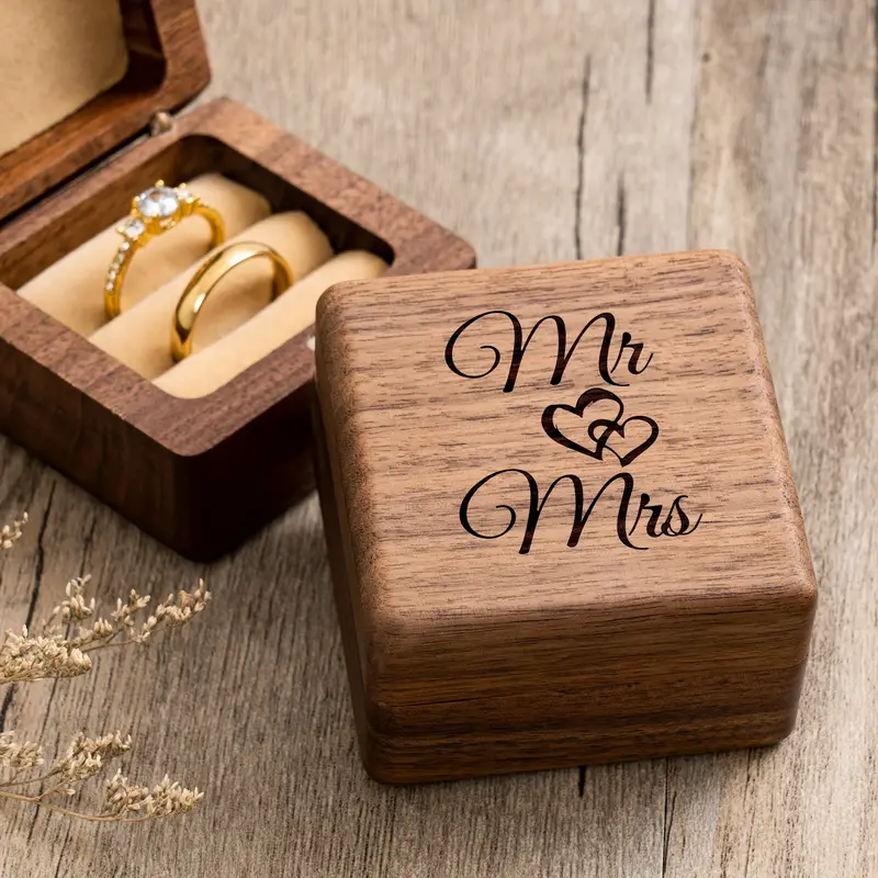 Engagement Proposal Wedding Ce - Wood Ring Blank recensie en prijs