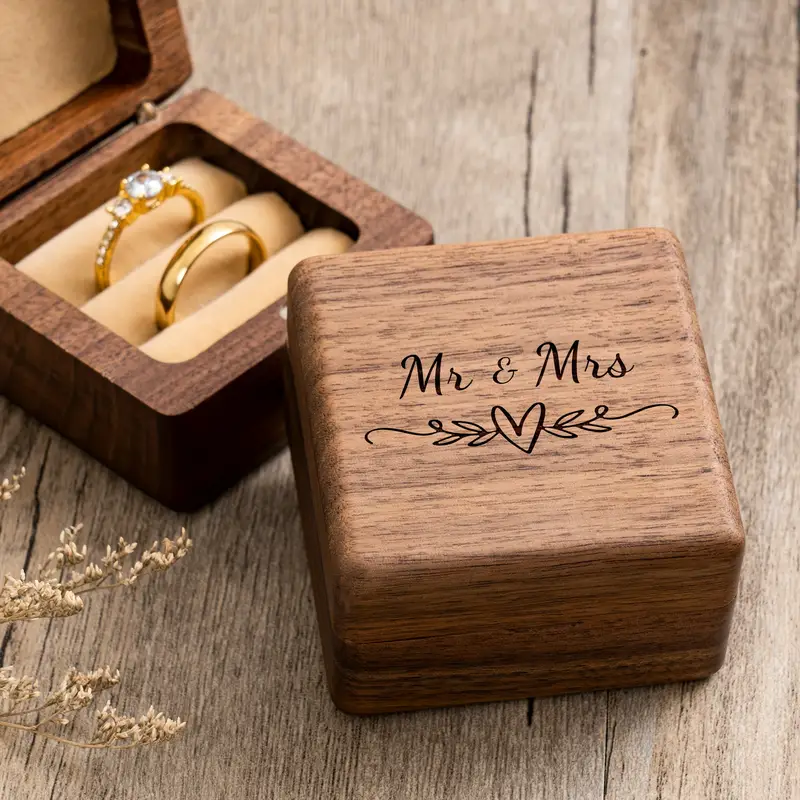 Engagement Proposal Wedding Ce - Wood Ring Blank recensie en prijs