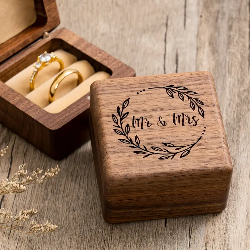 Engagement Proposal Wedding Ce - Wood Ring Blank recensie en prijs