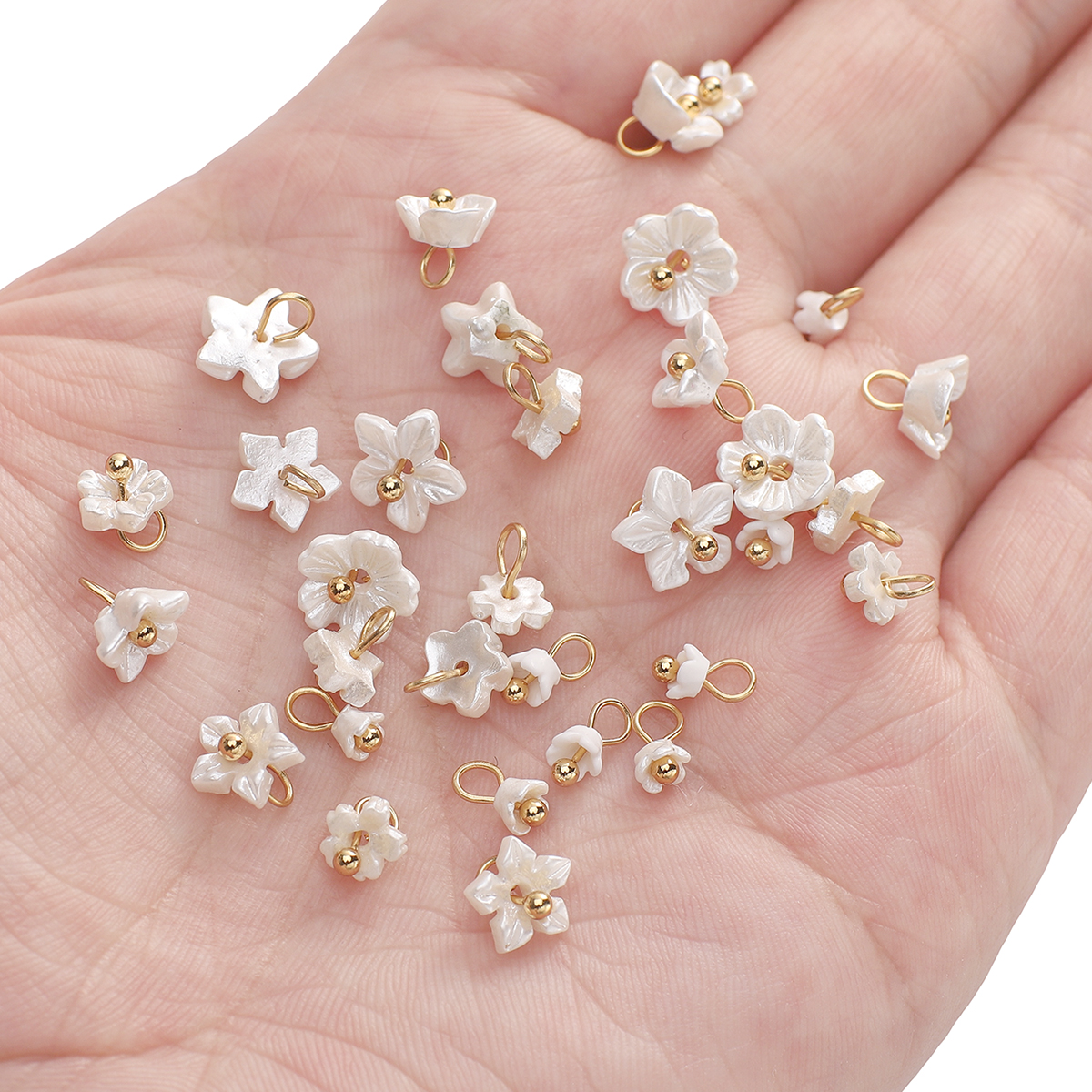 5pcs White Mini Small Flowers  - Flower Preservation Resin recensie en prijs