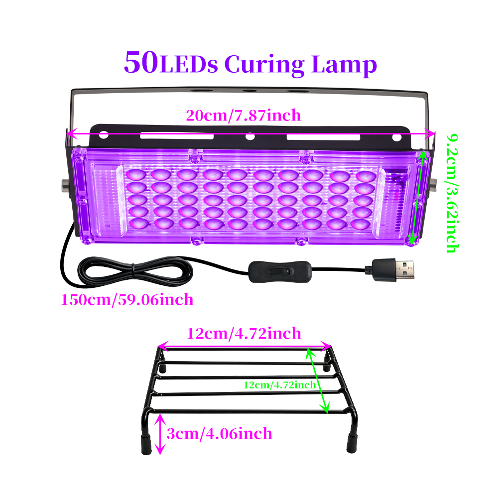 50 LED UV Resin Curing Lamp |  - Epoxy Uv Resin Kit recensie en prijs